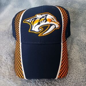 Nashville Predators Navy and Yellow Cap